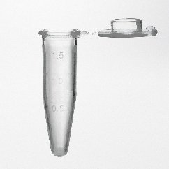 Micro tube PP 1.5 ml with attached cap natural Safe-lock 30.000G