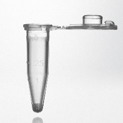 Micro tube PP 0.5 ml attached cap  safelock natural 30.000G