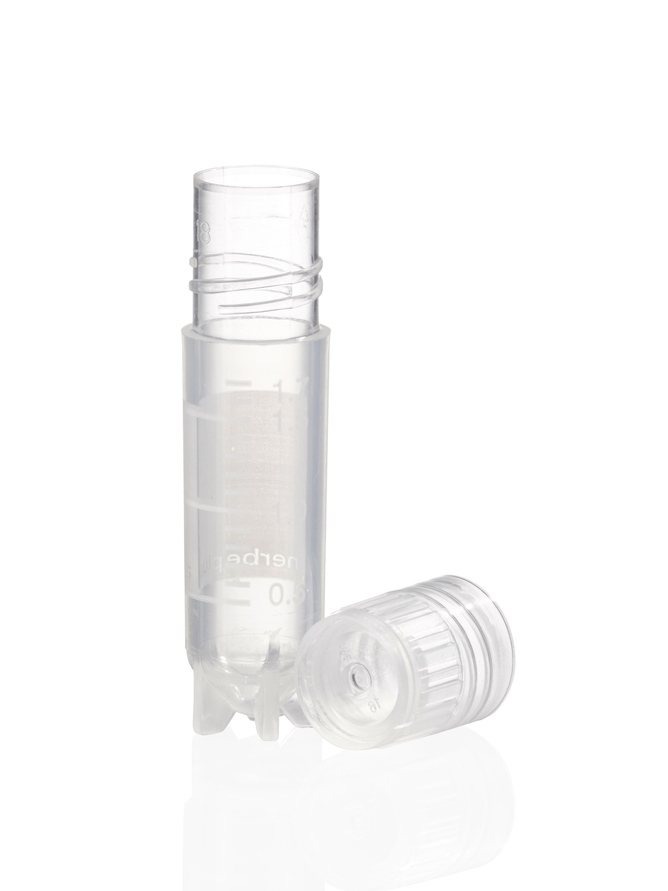 Kryorør med låg 2 ml m/stjernefod og udvendigt gevind Steril R