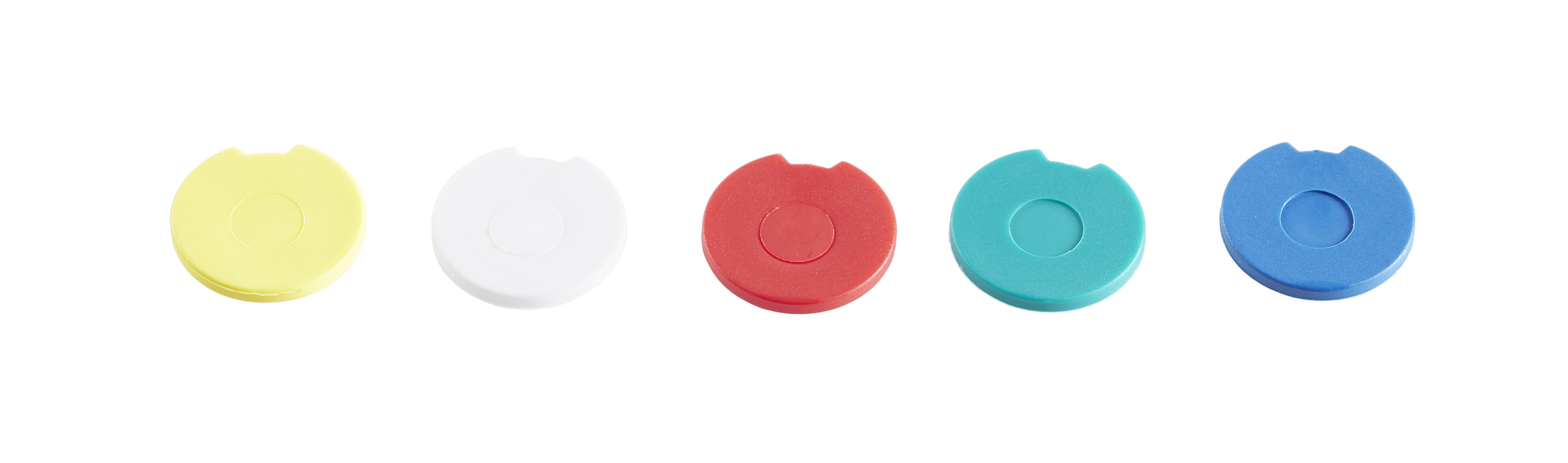 Insert for cryo tube lid, 5 different colors