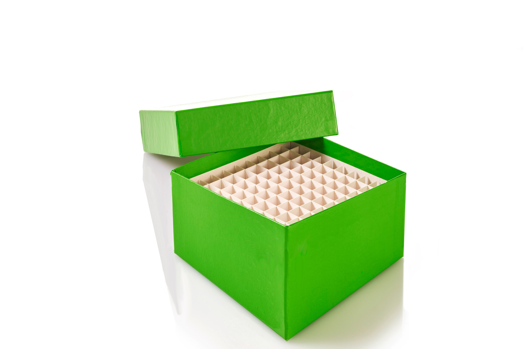 Box cardboard for 5 ml cryo vials, incl. Insert