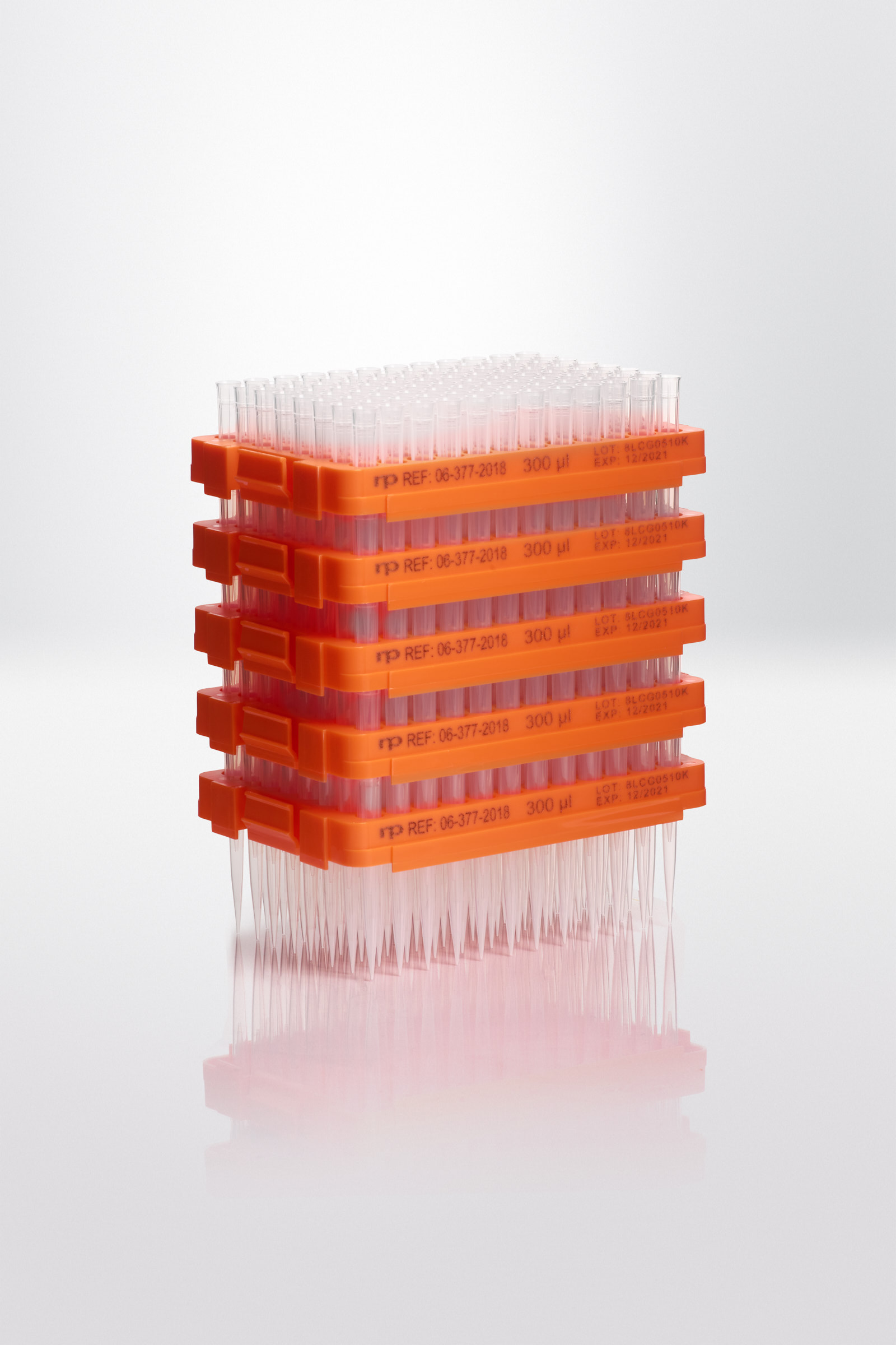 Pipettespids PP 300 µl Steril R ekstra lang 96 tips/refill RNase DNase Pyrogen og DNA fri