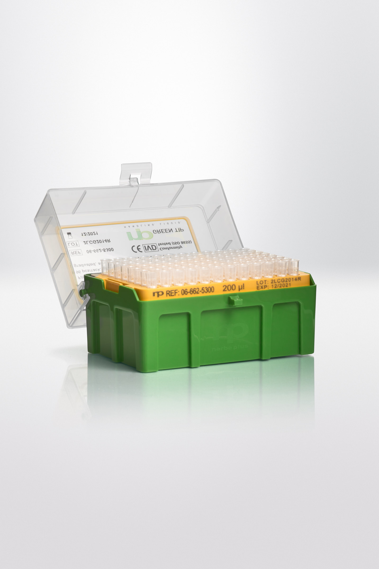 Filterspids PP 200 µl Steril R 96 tips/rack RNase DNase Pyrogen og DNA fri