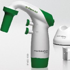 Elektronisk pipettesuger til målepipetter  inkl. adapter og holder