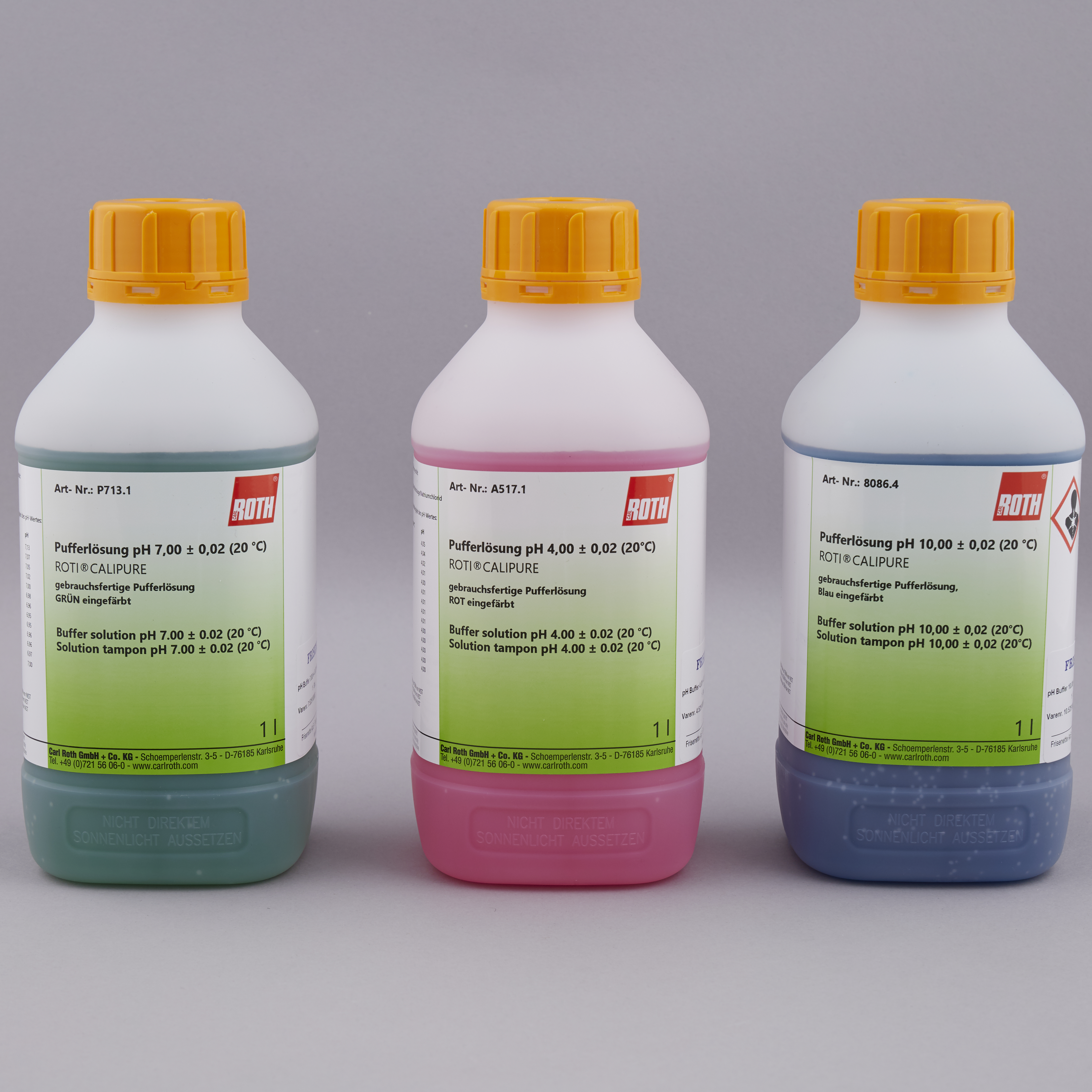 pH Buffer 10.00 +/- 0.01 1000 ml. Blue