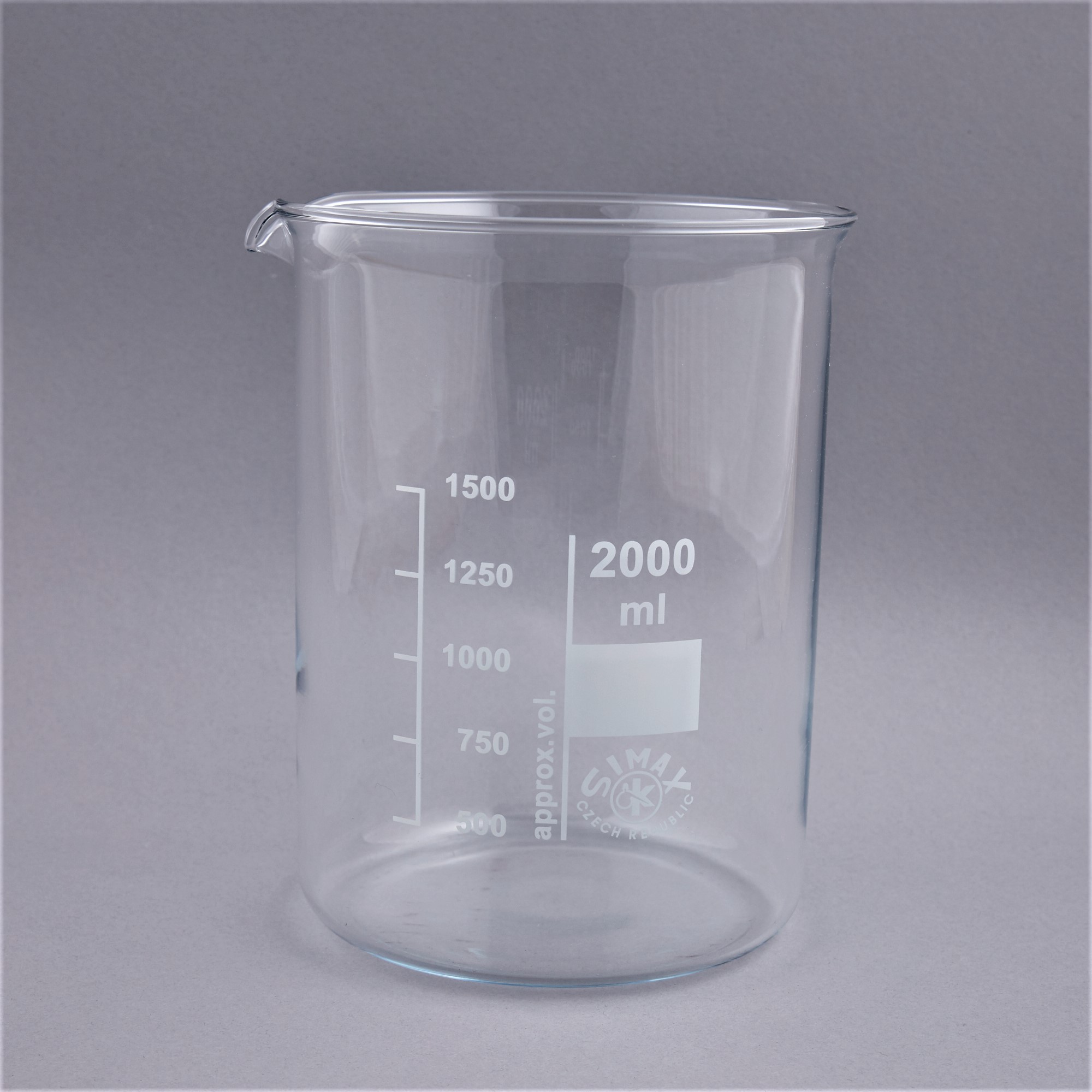 Beaker 2000 ml low shape - graduated