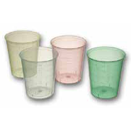 Beaker 30 ml graduated - PP green