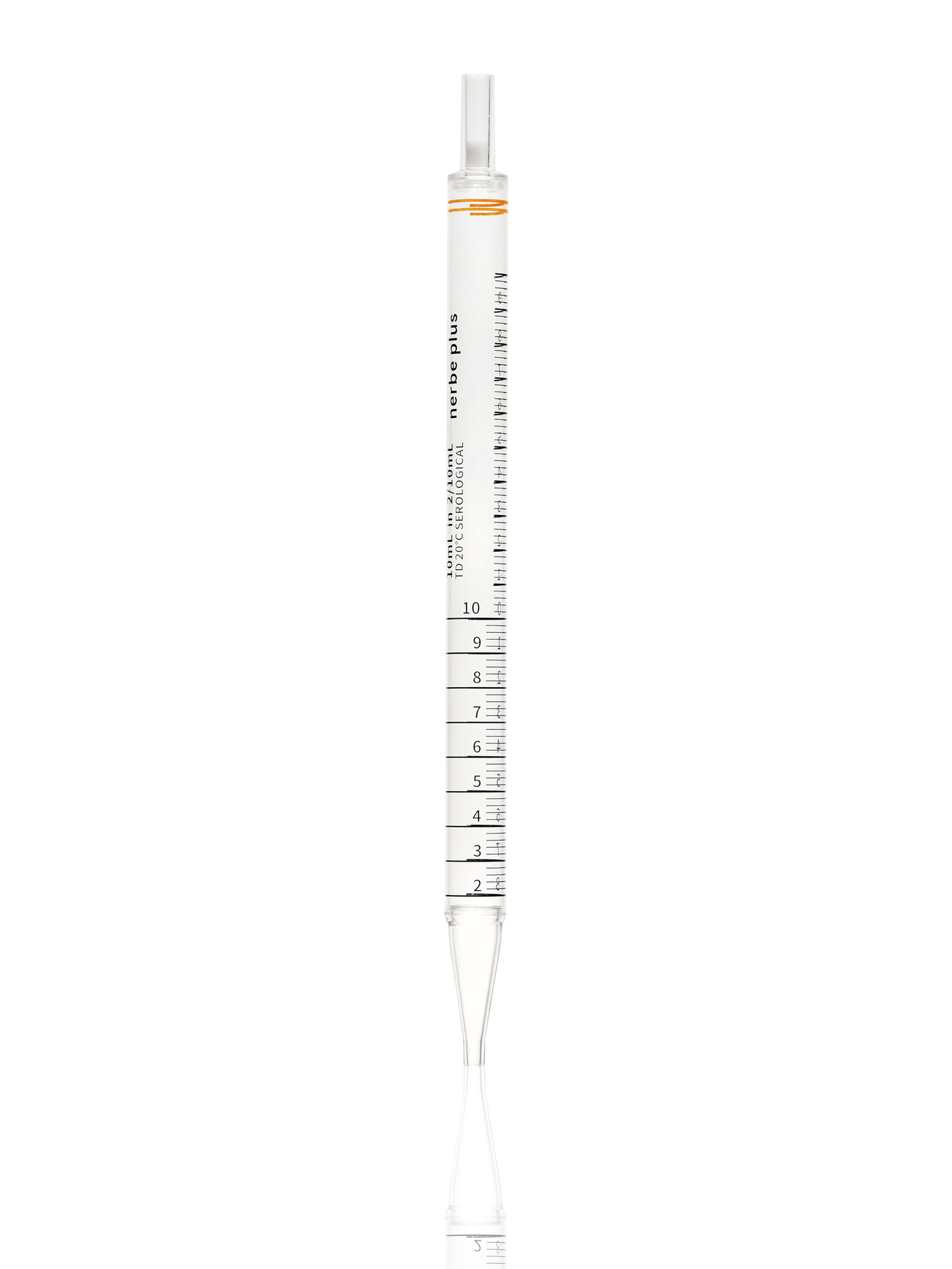 Serological pipette 10ml Sterile R individually packed RNase-DNase and pyrogen free.235mm
