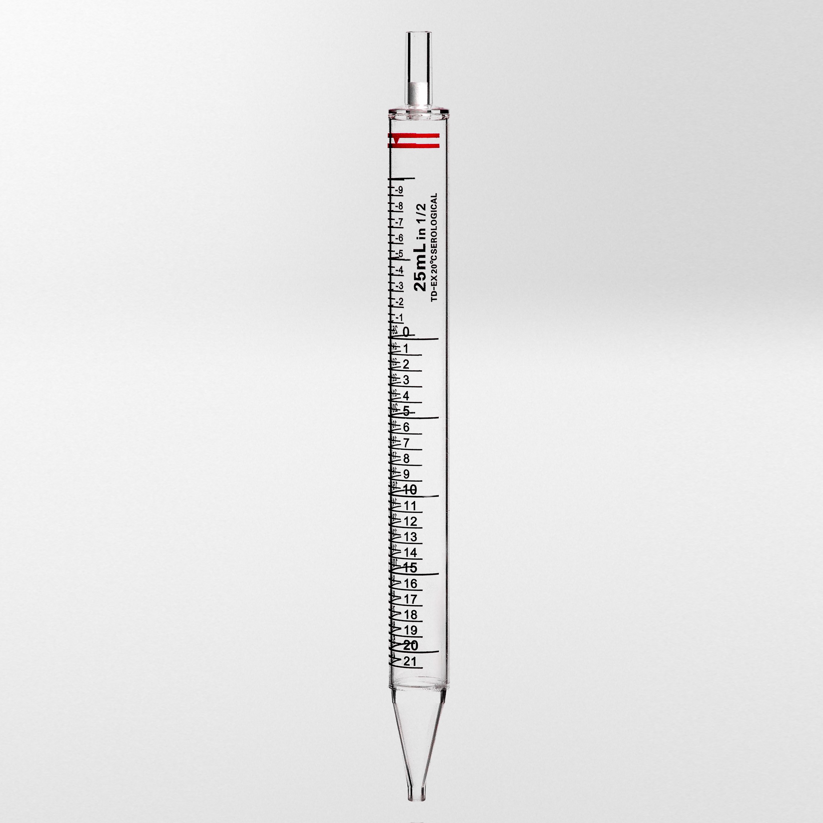 Serological pipette 25 ml Sterile R individually packed RNase-  DNase and pyrogen free. 230 mm