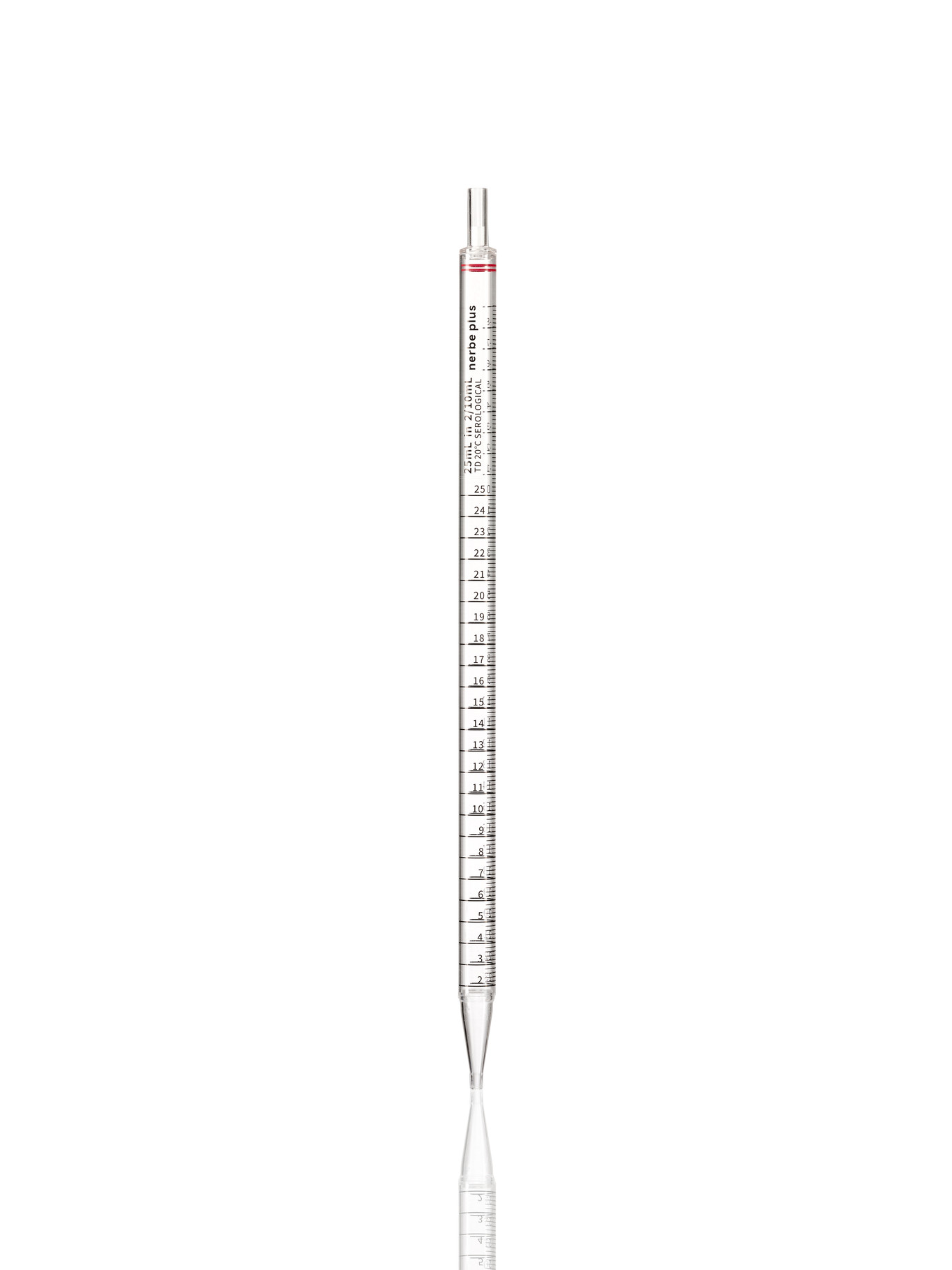 Serological pipette 25 ml Sterile R individually packed RNase-  DNase and pyrogen free. 345 mm