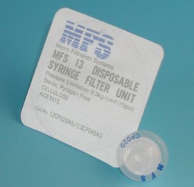 Syringe Filter 13 mm CA 0.45µm Sterile EO