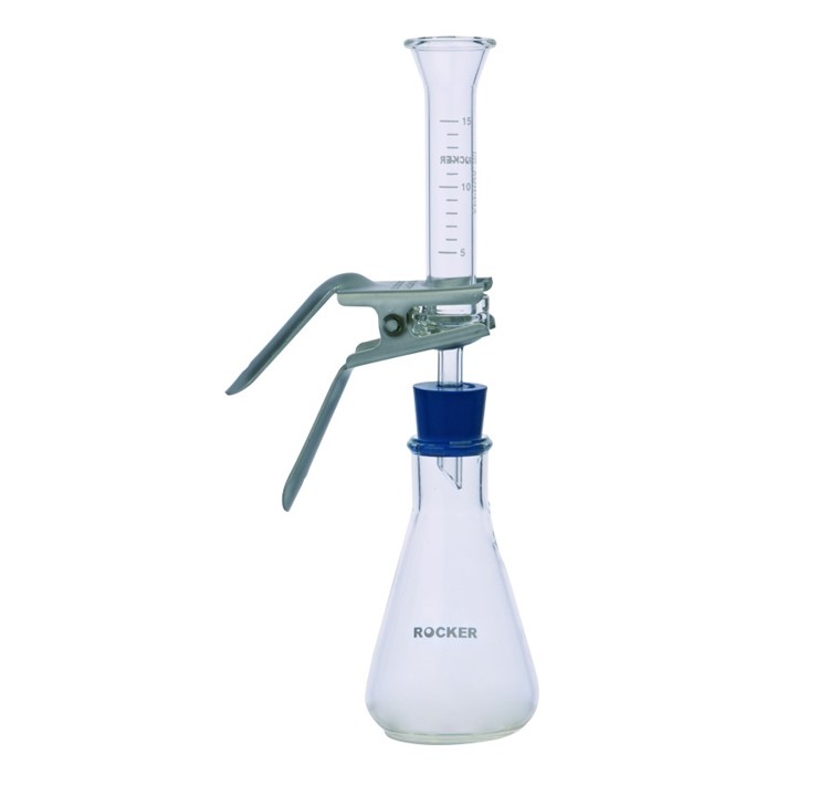 Filtreringsopstilling VF 5 sintret glas filterstøtte 25 mm 15 ml/125 ml