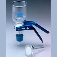 Filterholder glas KG-47 sintret glas filterstøtte 320 ml reservoir