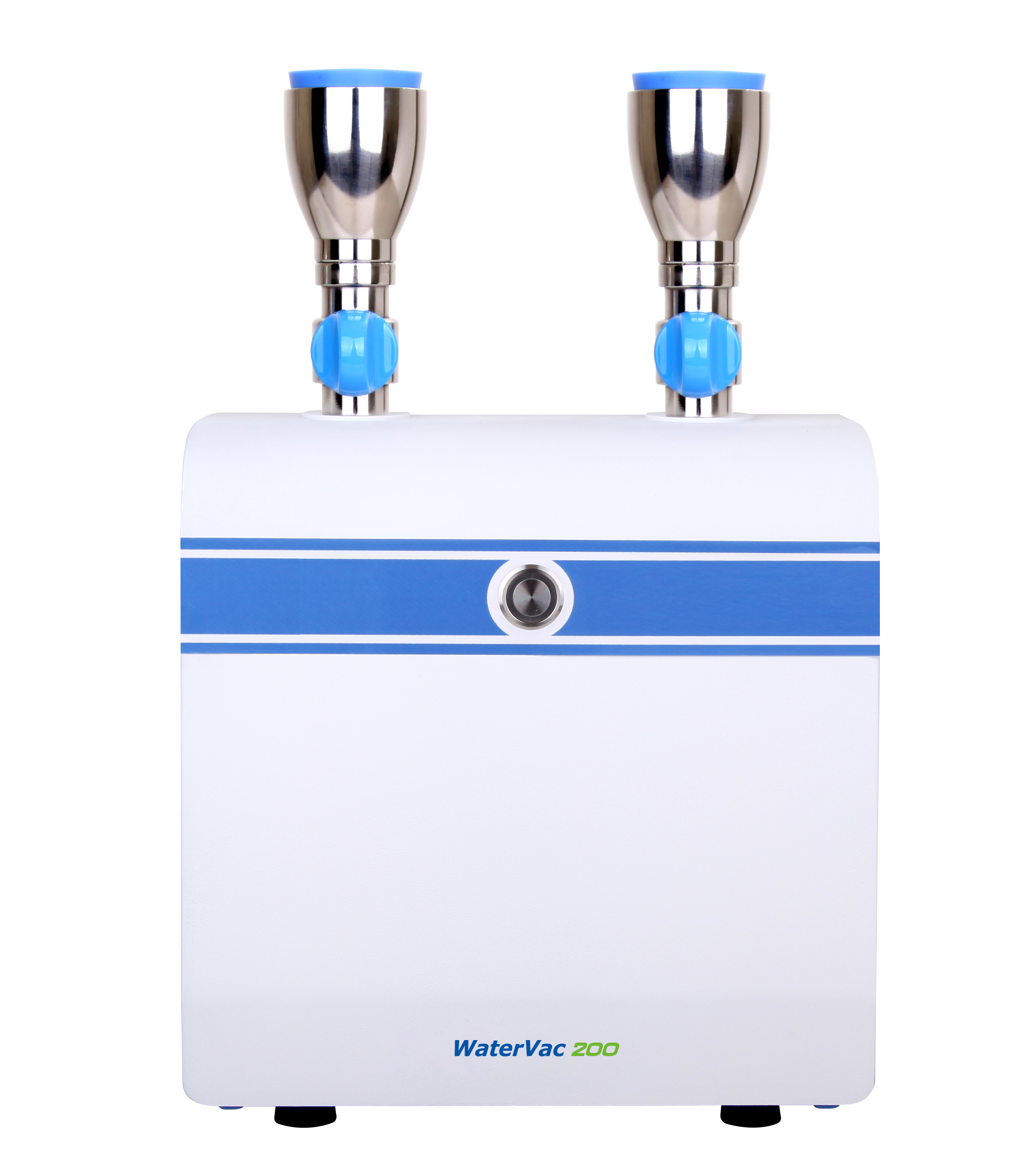 WaterVac 200-MS Vacuum Filtration System with No. 8 stopper funnel adaptor AC100-240V adaptor EU plug