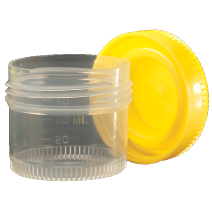 Container PP 40 ml screw cap with double sealing