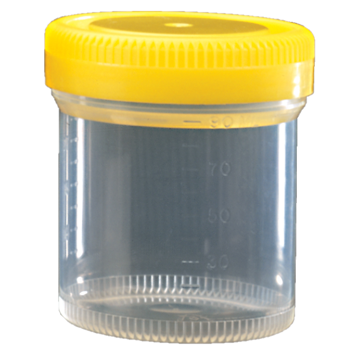 Container PP 90 ml screw cap with double sealing