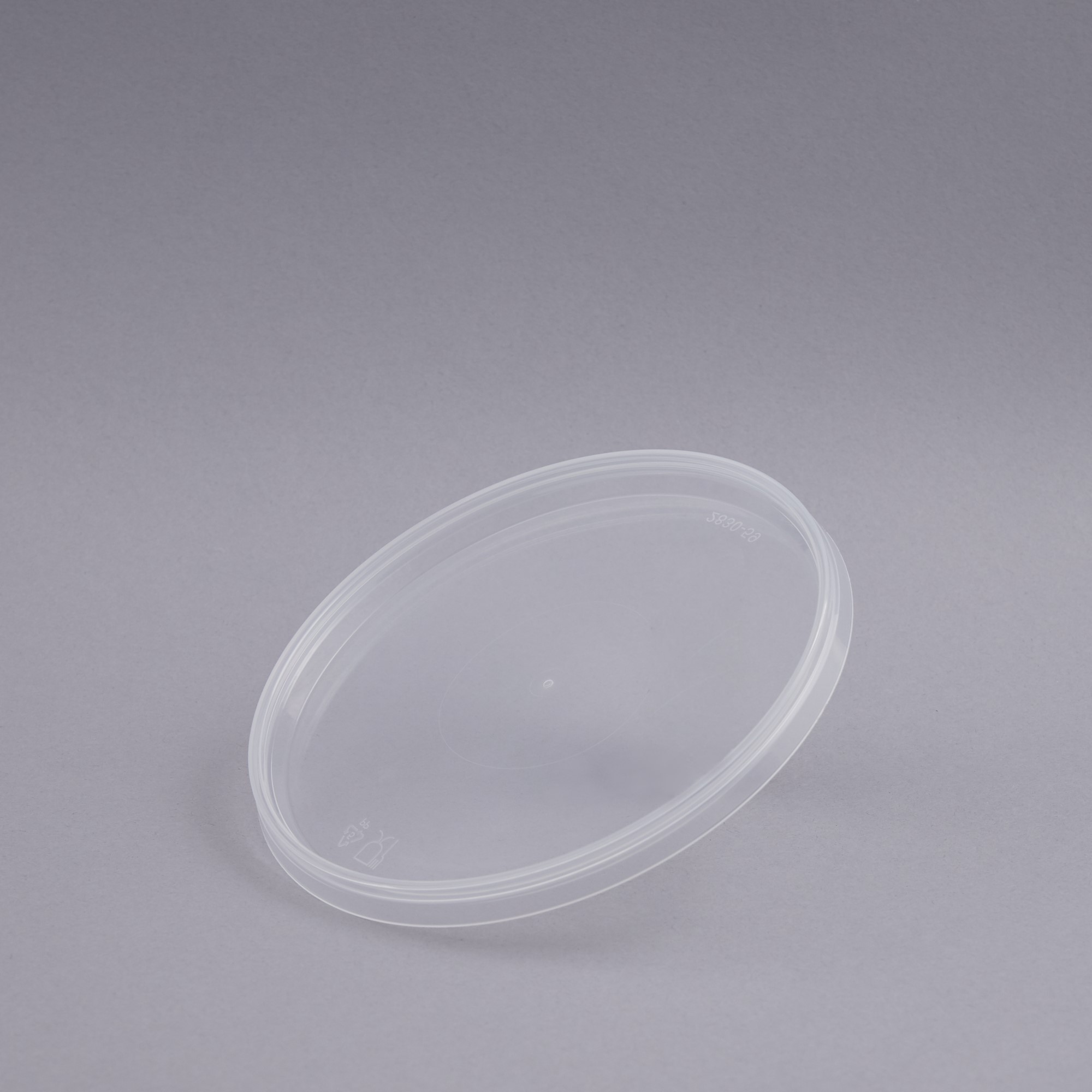 Lid for jar clear PP fits jars from 1000 up to and incl. 1580 ml