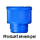 Stopper for test tube 12 mm blue