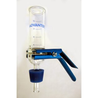 Filterholder glas KG47A sintret glas filterstøtte 120 ml reservoir