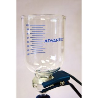 Filterholder glas KG47C sintret glas filterstøtte 1100 ml reservoir