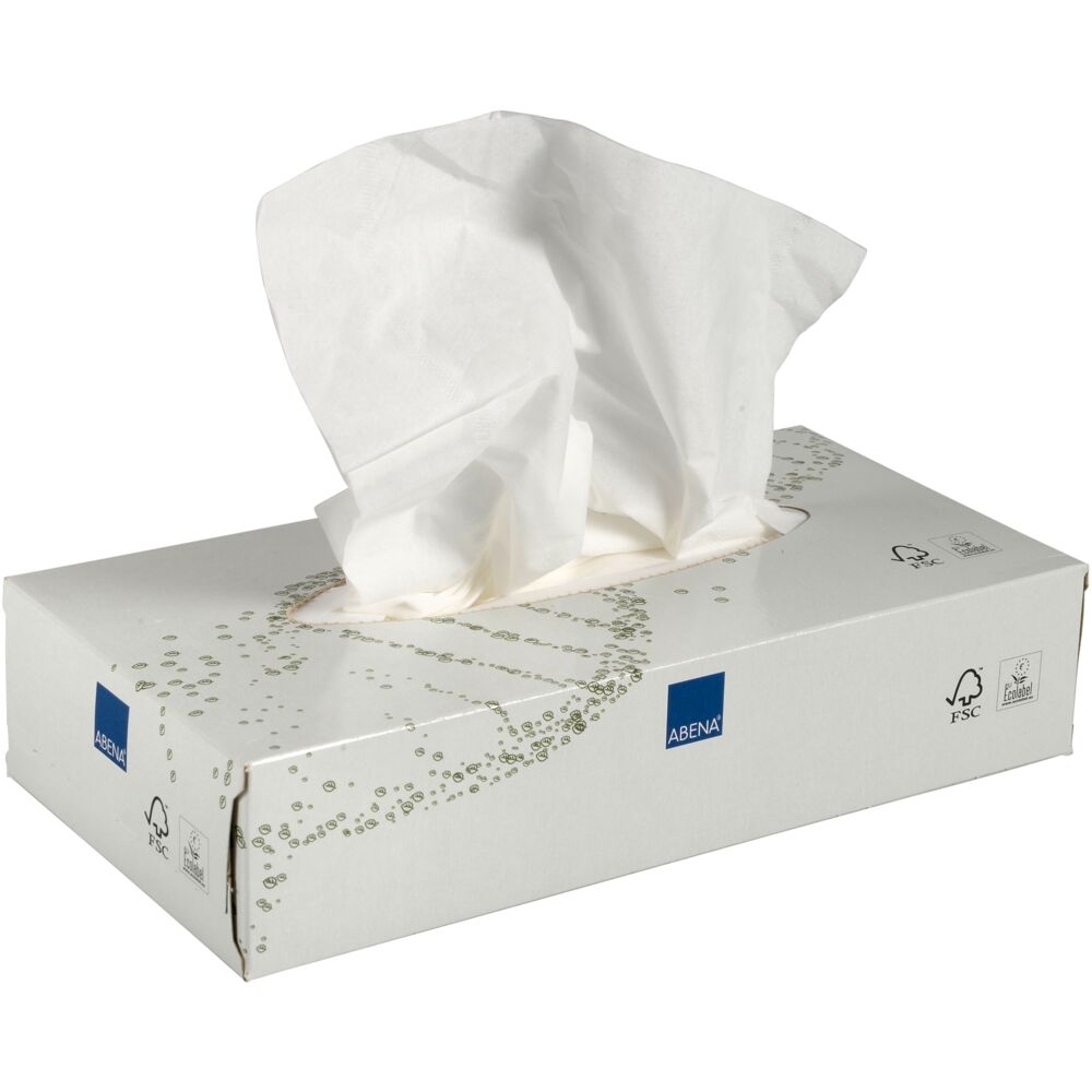 Tissue for hand and face. 21 x 21 cm 10 boxes of 100 pcs.