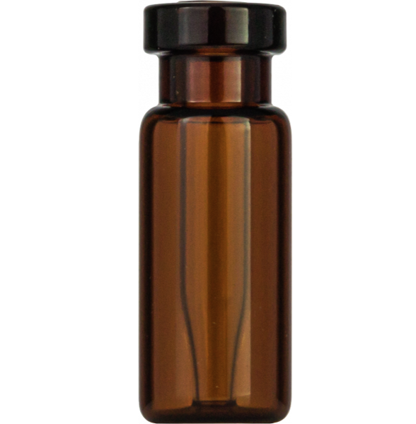 N11 vial til crimp låg 0.2 ml 11.6 x 32 mm brun glas m. 0.2 ml indsats