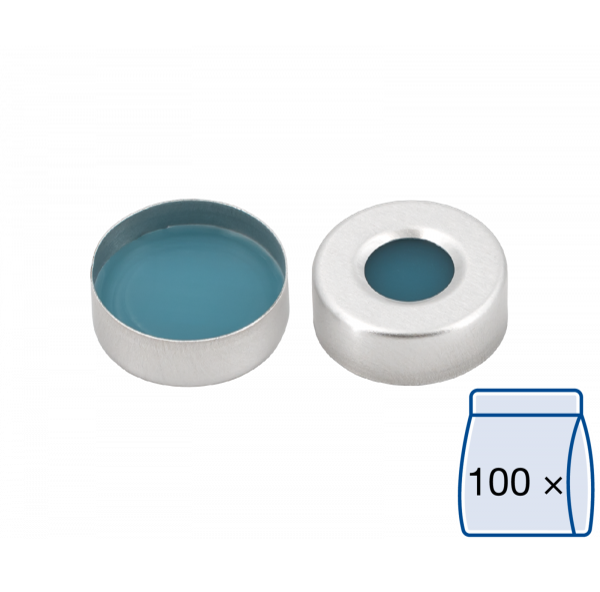 Crimp cap for N20 vial Silicone/PTFE 3.0 mm septum