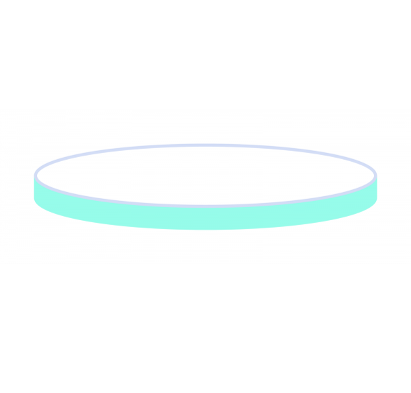 Septum for N20 crimp cap Silicone/PTFE 1.3 mm