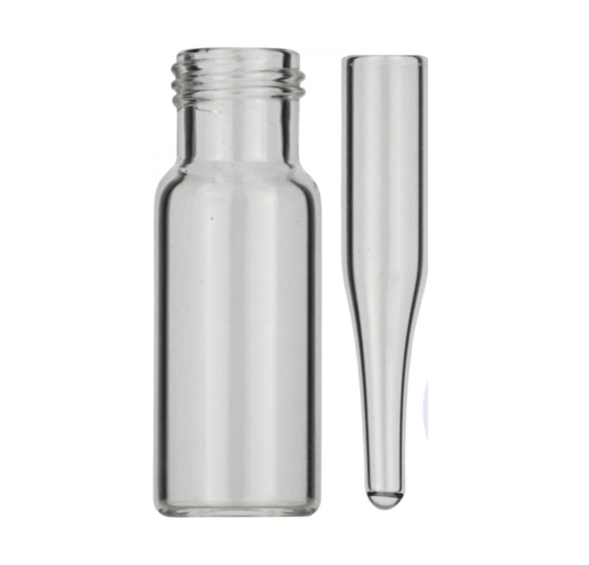 N9 vial til skruelåg 1.5 ml 11.6 x 32 mm klar glas med 0.2 ml indsats