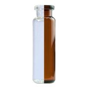 N20 Headspace vial for crimp cap 20 ml 22.5 x 75.5 mm clear glass round bottom