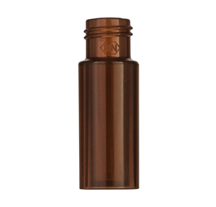N9 vial til skruelåg 0.2 ml 11.6 x 32 mm brun PP med konisk glas indsats