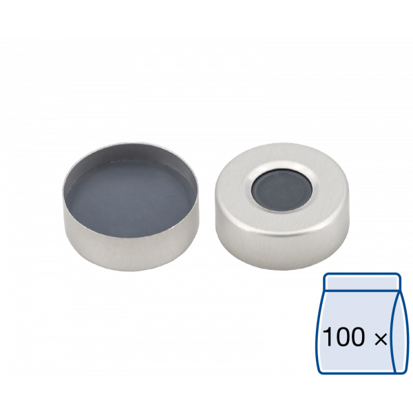 Crimp cap for N20 vial Butyl/PTFE 3.0 mm septum