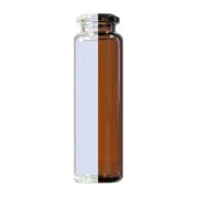 N20 Headspace vial for crimp cap 20 ml 23 x 75.5 mm clear glass round bottom
