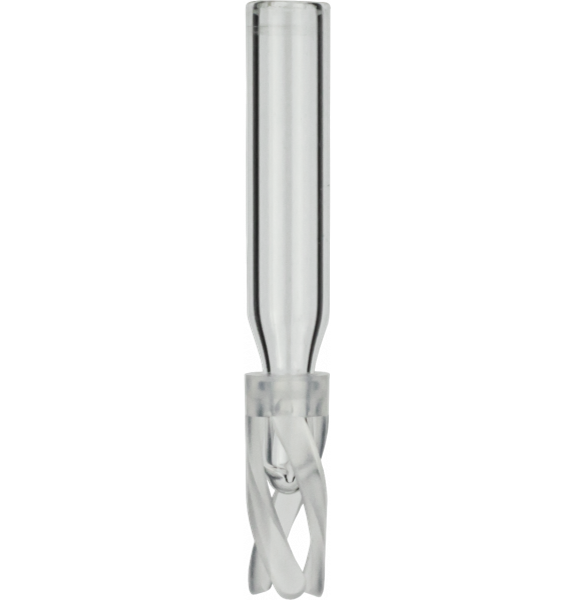 Insert for N8 screw vials and N11 crimp vials 100 µl 5 x 29 mm glass/plast spring