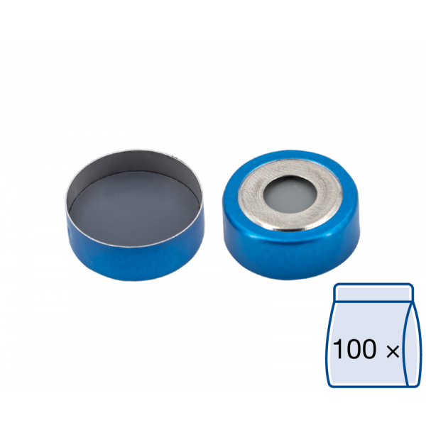 Crimp cap for N20 vial Butyl/PTFE 3.0 mm septum