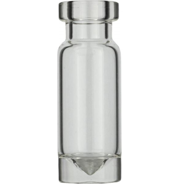N11 vial til crimp låg 1.1 ml 11.6 x 32 mm klar glas m. 15 µl tragt