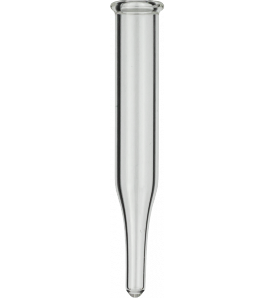 Insert for N13 screw vials 300 µl 6 x 40 mm glass conical - requires spring no. 702974