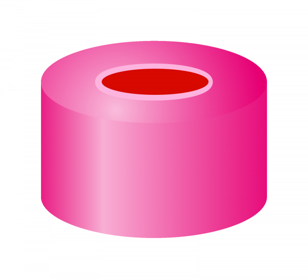 Crimp låg til N11 vial PTFE/Silikone/PTFE 1,0 mm septum