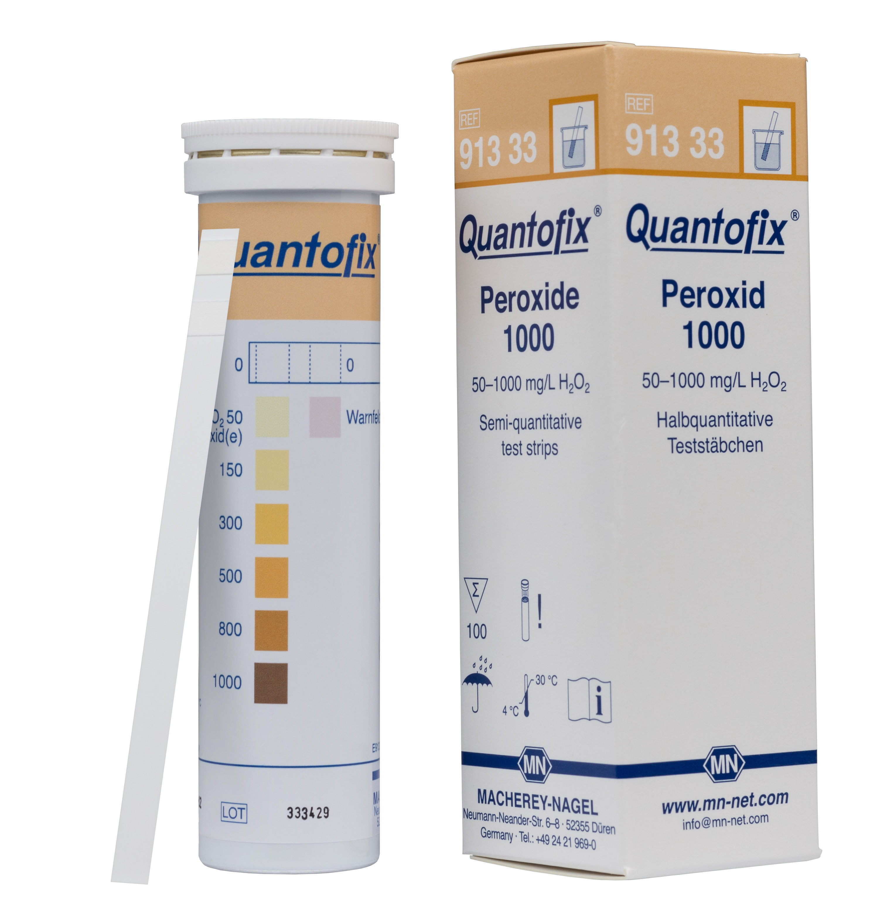 QUANTOFIX test strips Peroxide 1000
