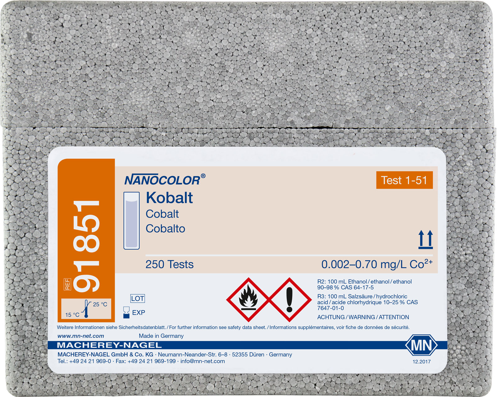 NANO Standard tests Cobalt