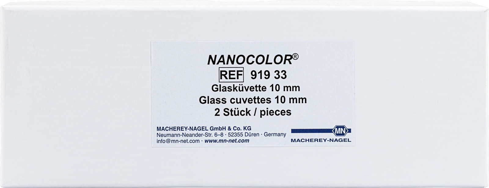 91933 NANOCOLOR Glass cuvettes 1
