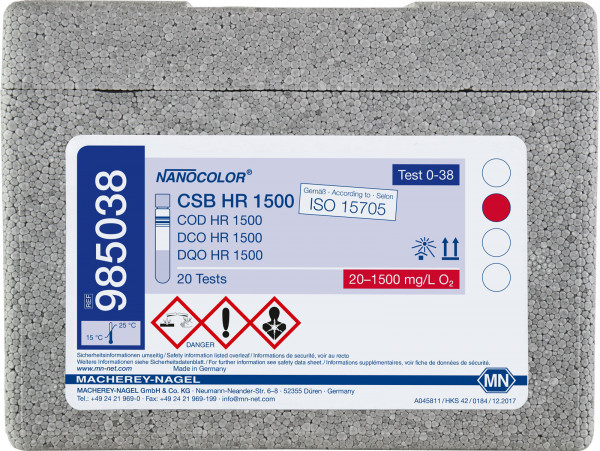 NANO COD HR1500 20-1500 mg/L O2
