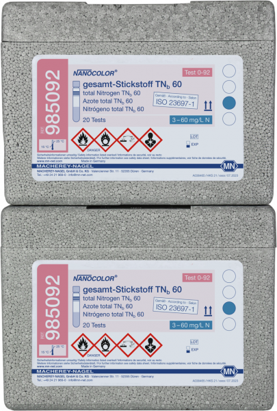 NANO Barcode test total Nitrogen 60 3-60mg/l