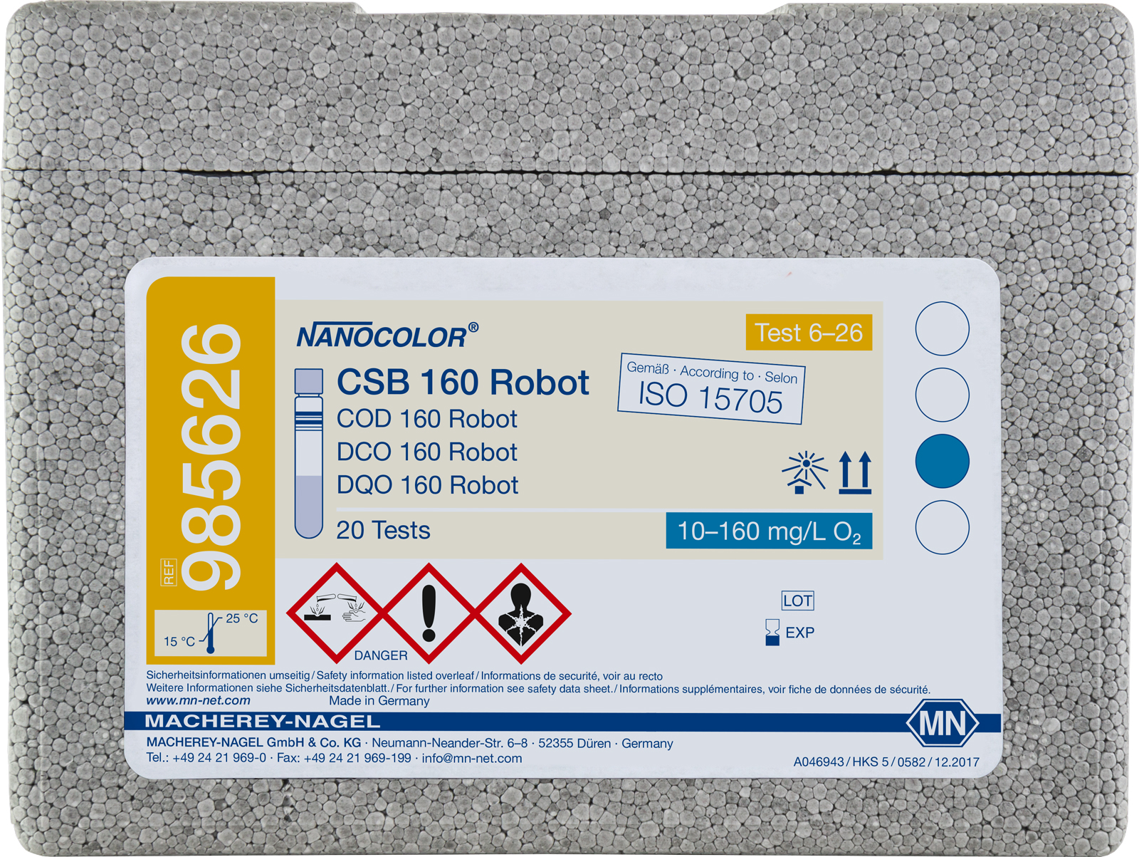 NANOCOLOR robot COD 160 robot 10-160 mg/L O2