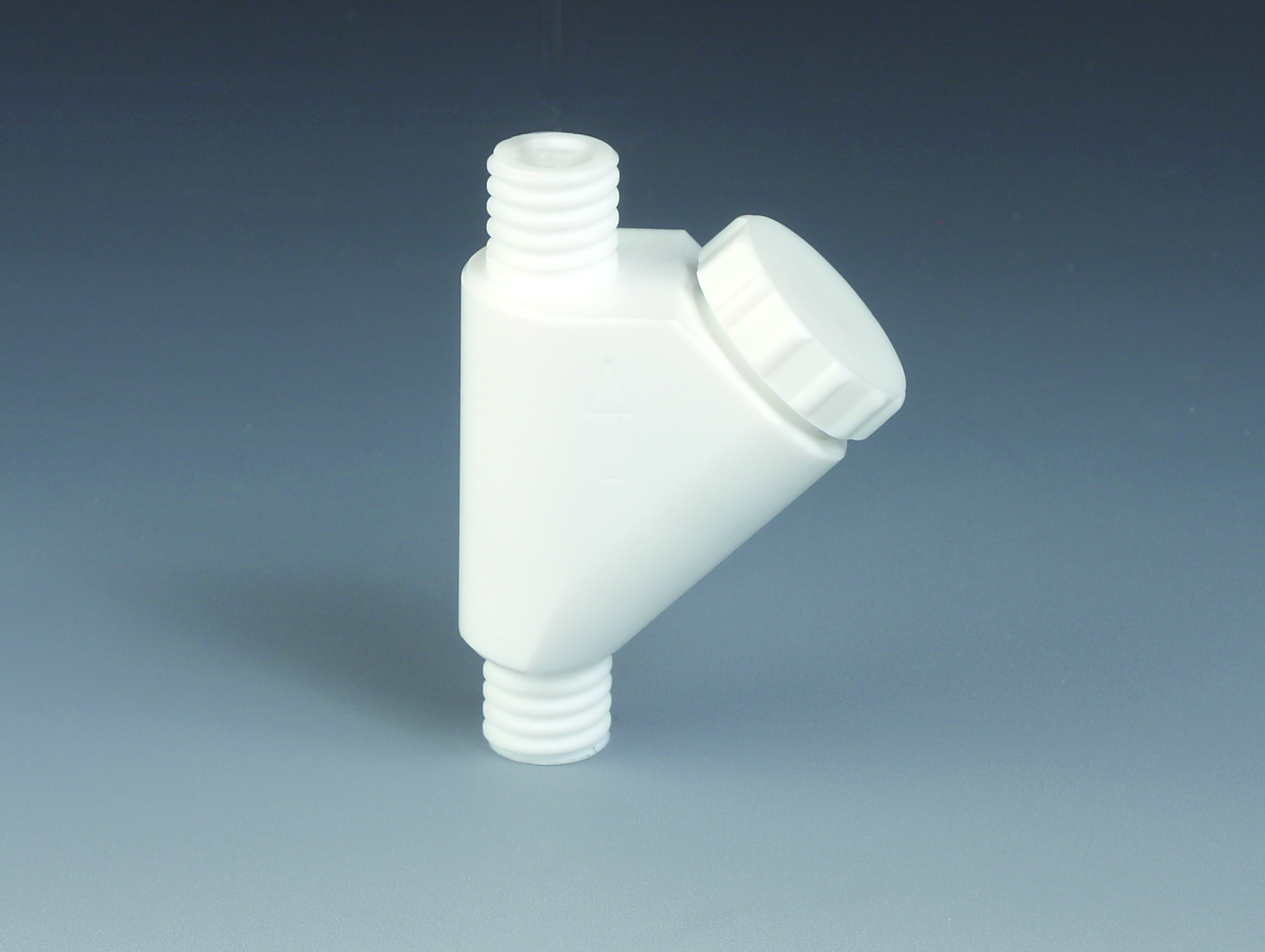 Dirt trap, fælde, PTFE, GL18, for 25 mm filter