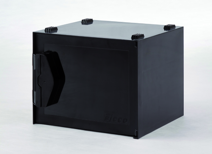 Mini Desiccator Black Basic, 6,2 liter, 1 dør, Lys