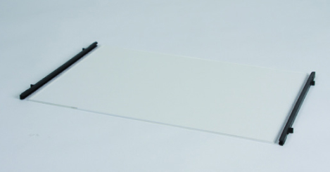 Hylde for eksikator, PA-GF/PMMA, 474x320x4 mm