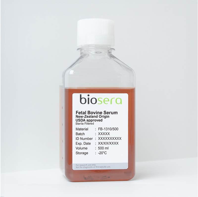 Fetal Bovine Serum (New-Zealand. USDA approved) - 100ml