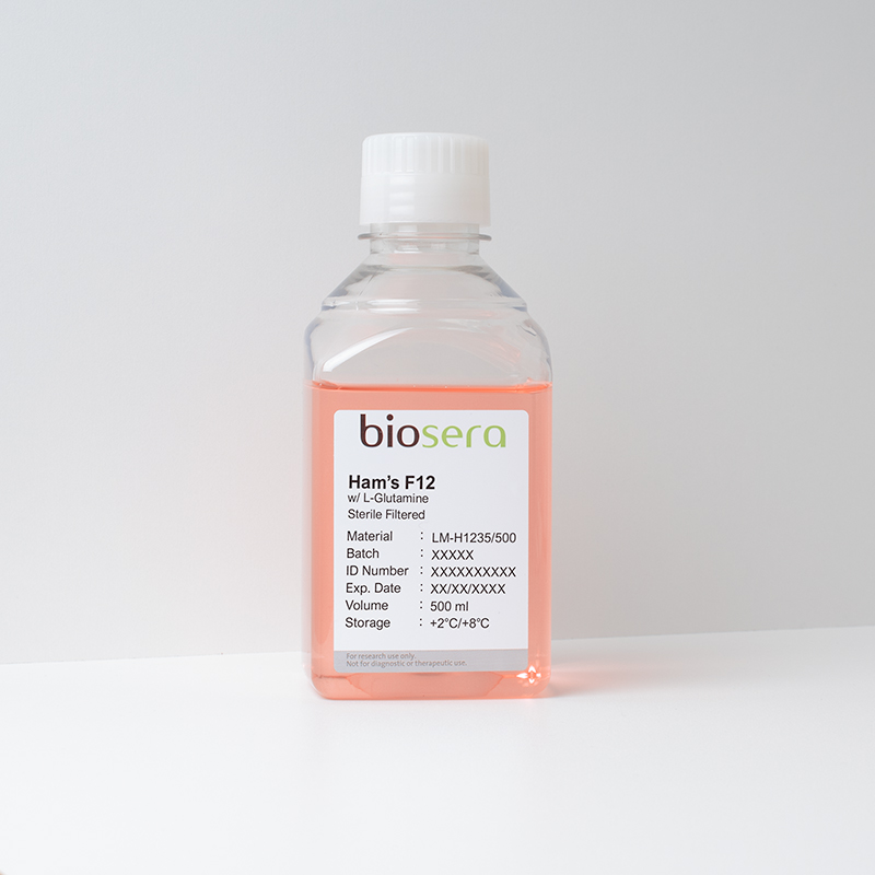 Ham's F12 w/ L-Glutamine - 500ml