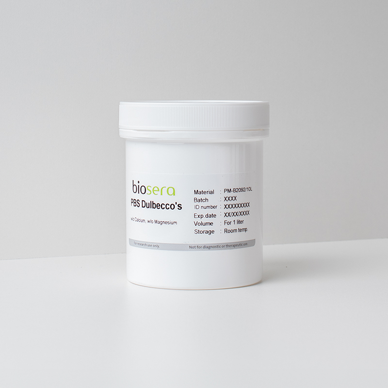 Dulbecco's Phosphate Buffered Saline w/o Calcium w/o Magnesium - For 50L